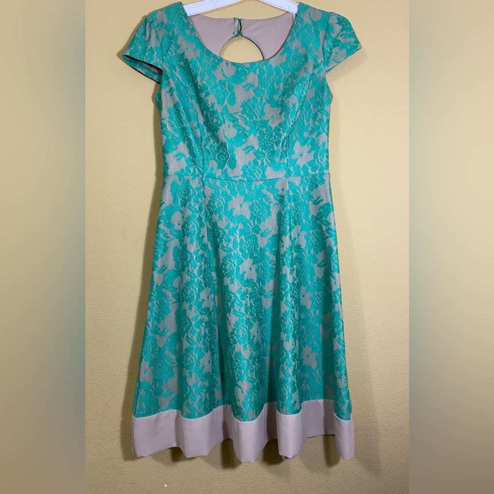 Pretty Midi dress in excellent condition in green